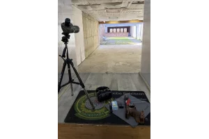 Sportpistolenstand auf der Bezirksmeisterschaft 2026 in Hainstadt