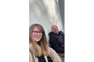 Sina und valentin auf der Bezirksmeisterschaft 2026 in Hainstadt