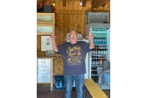 Hanjo beim Aufbau