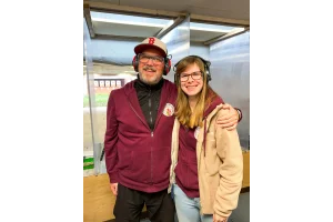Sina und Olaf auf GK 9mm Bezirksmeisterschaft